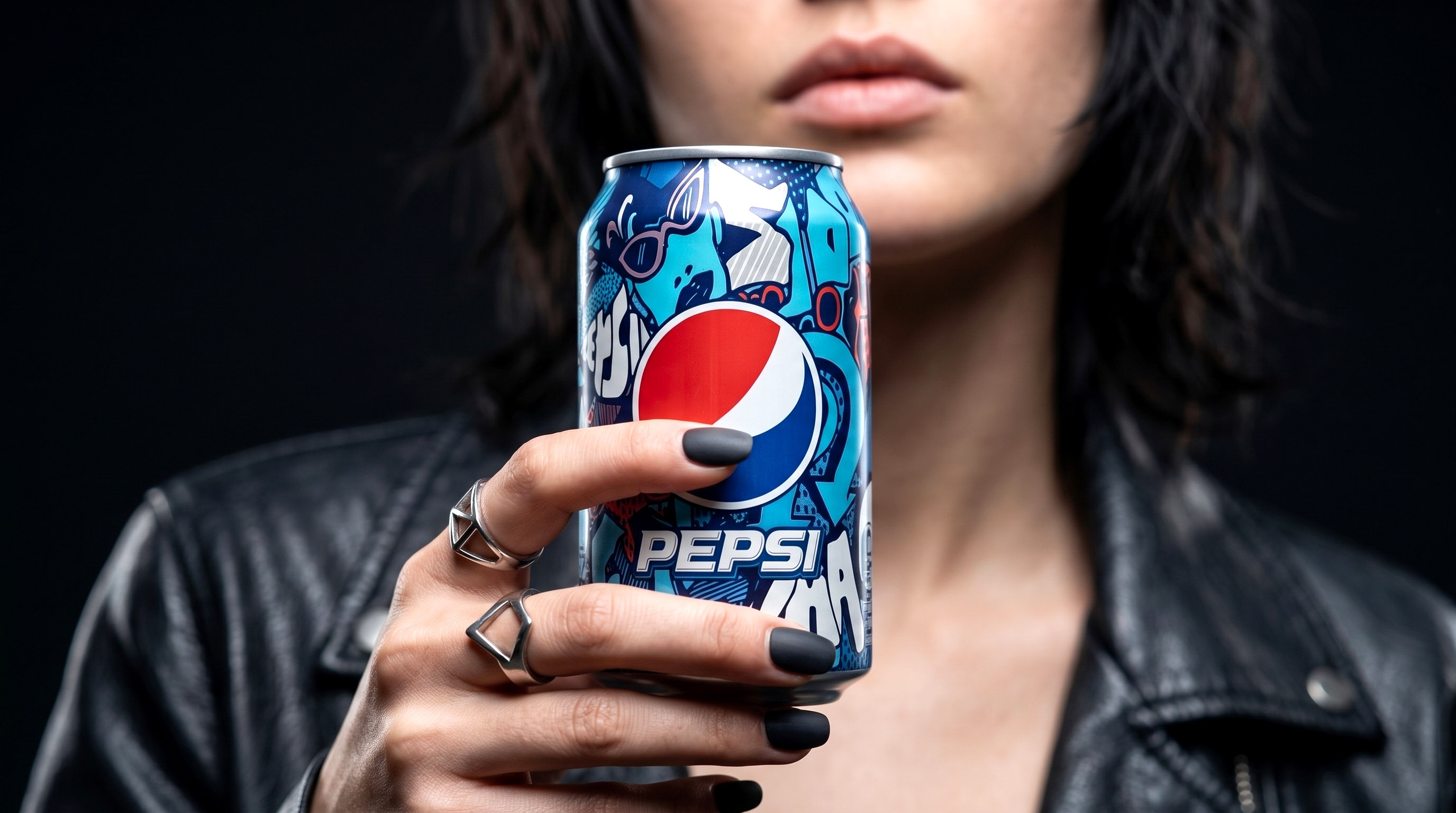 Woman_holding_Pepsi_can